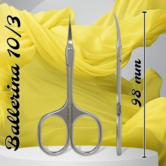 Ножиці для кутикули Staleks Pro "Ballerina" UNIQ 10/3