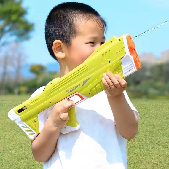 Водяний акумуляторний автомат Water Gun 2302 (310ml) with lithium battery Yellow | Зображення 4