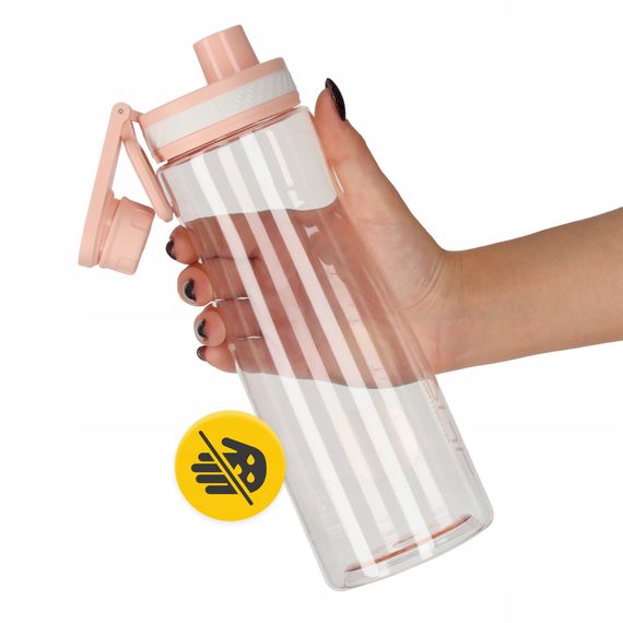 Пляшка для води спортивна 4FIZJO 850 мл Pink (P-5905973403818) | Зображення 1