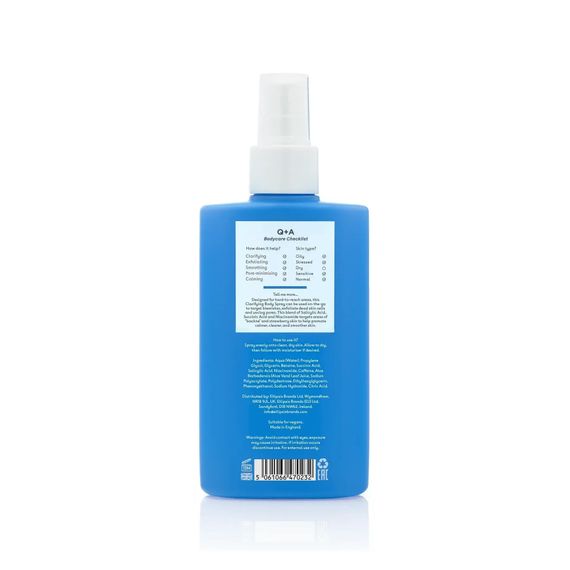 Спрей для тіла з саліциловою кислотою Q+A Salicylic Acid Body Mist (150 ml) | Зображення 2