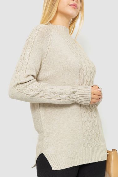 Светр жіночий, колір світло-оливковий, 221R20PCS7 | Зображення 2
