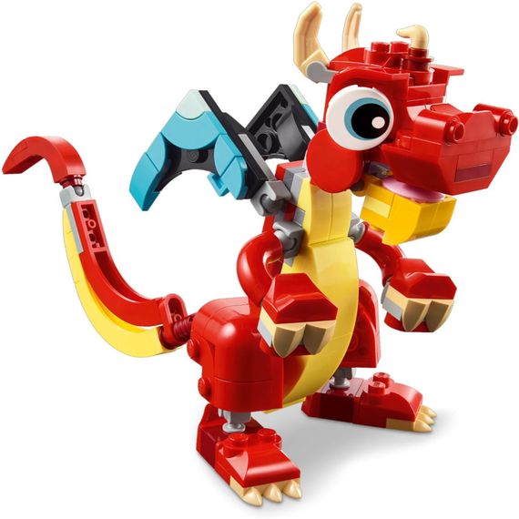 Конструктор LEGO Creator Червоний Дракон 149 деталей (31145) | Зображення 2