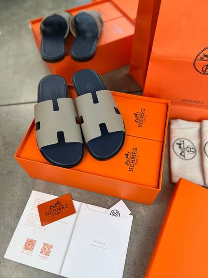 Сланці Hermes Izmir Blanc De Paris/Bleu Celeste чоловічі ob420 | Зображення 7