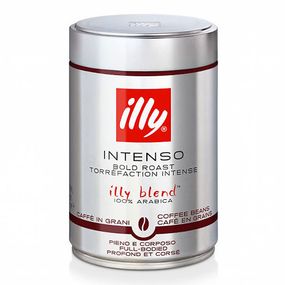 Кофе в зернах illy Intenso Dark 250 гр ж/б Италия Илли Интензо темной обжарки