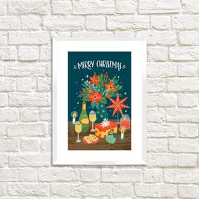 Постер в рамці Marry Christmas 21x30 см (A4)