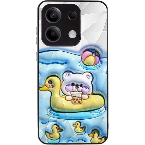 TPU+PC чехол Prisma Fluffie для Xiaomi Redmi Note 13 5G Ducklings | Зображення 1
