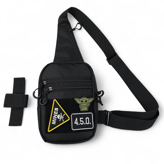 Сумка тактична для чоловіків, Сумка для прихованого носіння пістолета, Сумки чоловічі тактичні YR-42 | Зображення 9