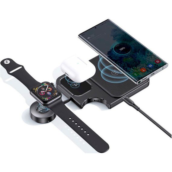 БЗП Usams US-CD190 15W 3in1 Black | Зображення 1