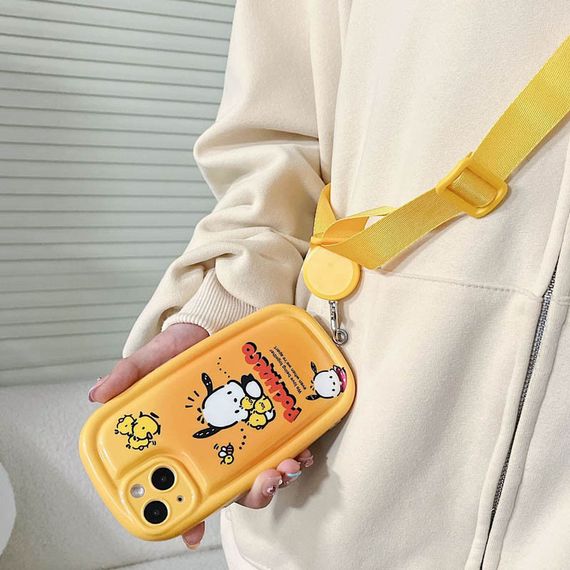 Шнурок для телефона (широкий) 150см Yellow | Зображення 2