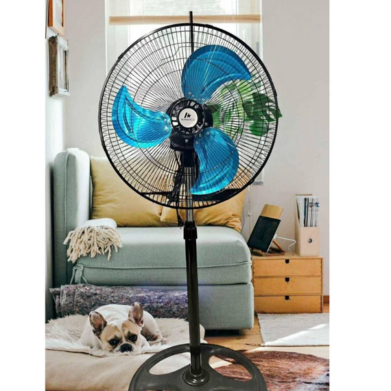 Потужний електричний вентилятор за низькими цінами, вентилятор побутовий підлоговий із регульованою висотою | Зображення 4