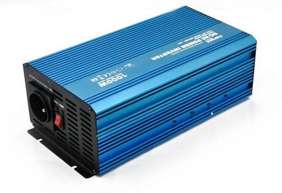 Перетворювач напруги Carspa P1000U-24 24v 230v USB 1000Вт чиста синусоїда