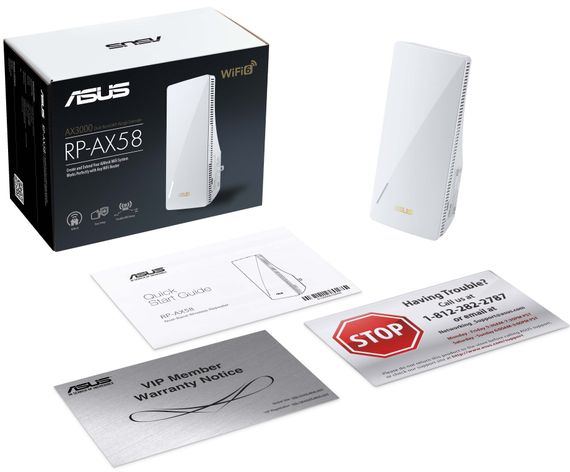 Повторювач Wi-Fi сигналу ASUS  ASUS RP-AX58 (90IG07C0-MO0C10) | Зображення 6