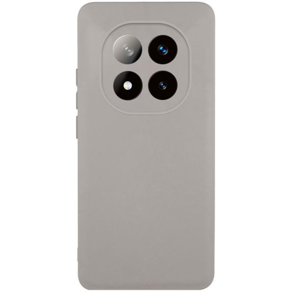 Чехол TPU GETMAN Liquid Silk Full Camera для Xiaomi Redmi Note 15 Pro+ 5G Серый / Lavender