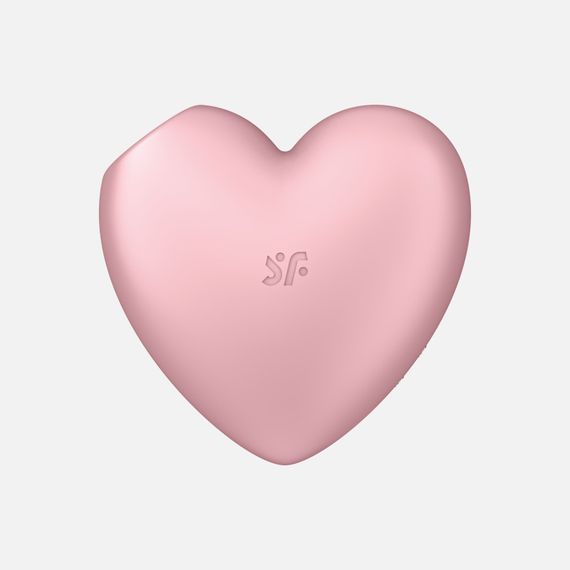 Вакуумний стимулятор для клітора Cutie Heart колір: рожевий Satisfyer (Німеччина) Sex Aura | Зображення 2