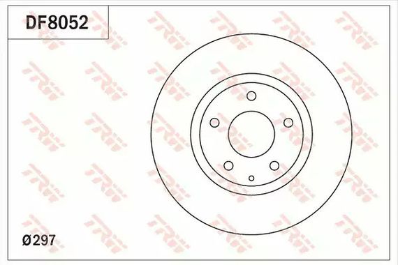 Диск Гальмівний MAZDA 6 2.0-2.5 2013-, CX-5 2.0-2.2 2011- передн. (пр-во TRW)