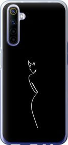 Чехол на Realme 6 Силуэт1 "4590u-1913-17620"