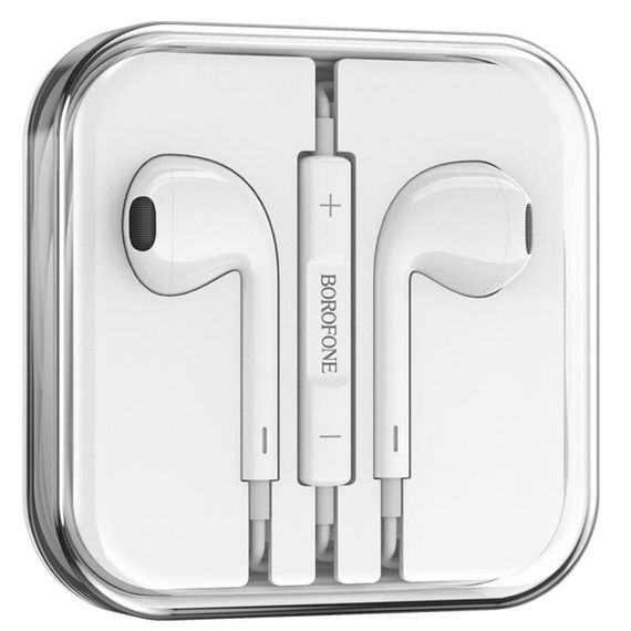 Навушники BOROFONE BM56 Original series earphones display set(20PCS) White | Зображення 1