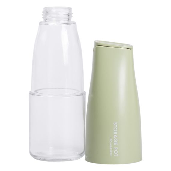 Бутылка для подсолнечного масла с гравитационной крышкой 500 мл бутылка для масла с дозатором Зелёный HP-34-9GR | Зображення 3