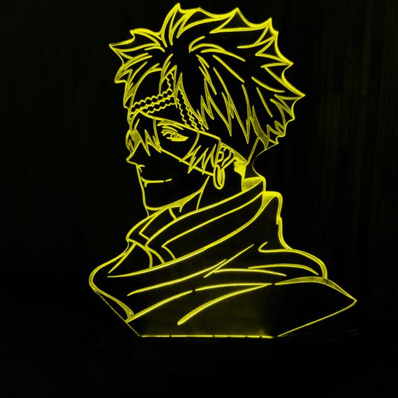 Акриловий світильник-нічник Лаві (Lavi) жовтий tty-n000971