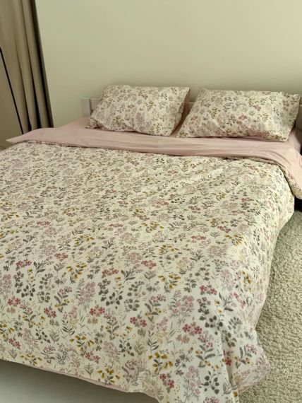 Постільна білизна двоспальне Dushka Home Сатин 21641 180х215 см