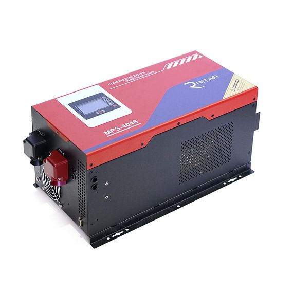 Гібридний інвертор RITAR RTSWm-MPPT-MPS-4048, 4000W, 48V, ток заряда 0-45A | Зображення 4