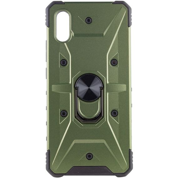 Ударостійкий чохол Pathfinder Ring для Xiaomi Redmi 9A Зелений / Army Green