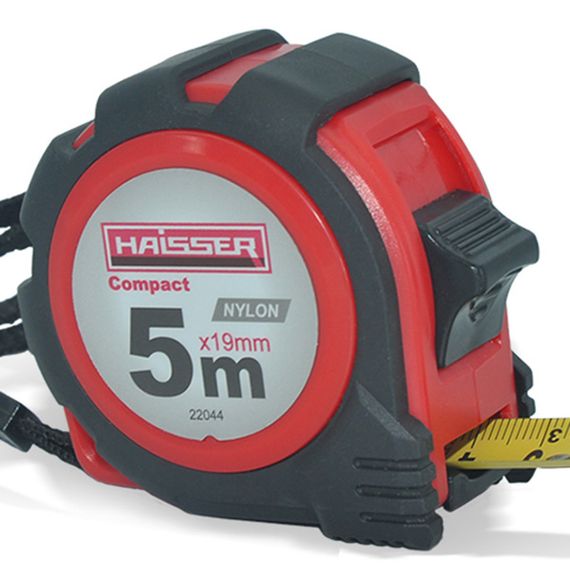 Рулетка вимірювальна 5мx19мм Haisser Compact 22044 | Зображення 1