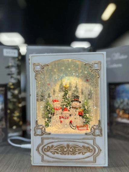 Різдвяна ніч Новорічний музичний нічник-світильник XMAS WDL 24023B | Зображення 8