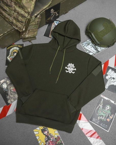 Худі CELEO на флісі олива diner ВТ3889 | Зображення 1