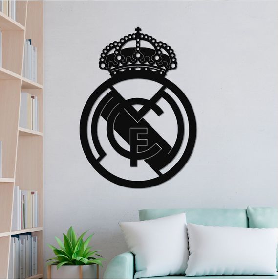 Панно декоративне картина на стіну емблема Реал LED 16 кольорів телефон 600х435 acr-p000049 | Зображення 8