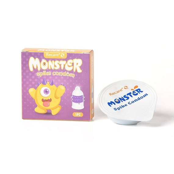 Насадка на член Recare Yellow Monster Spike Condom (м'яте паковання!!!) | Зображення 3