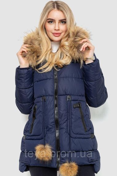 Куртка жіноча зимова, колір темно-синій, розміри XS, S, M, L, XL FA_008669
