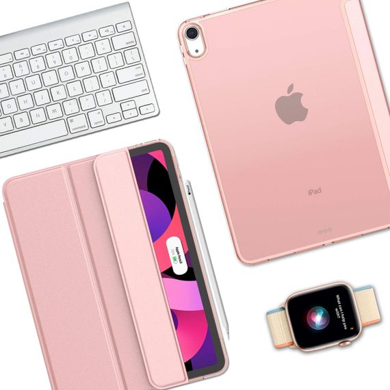 Чохол до планшета BeCover Tri Fold Hard Apple iPad Air 5 (2022) 10.9" Pink (709664) | Зображення 2
