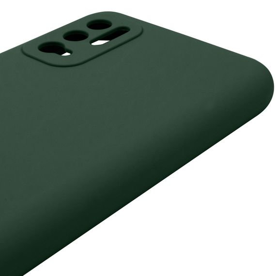 Чохол Silicone Cover Lakshmi Full Camera (AAA) для Xiaomi Redmi Note 10 5G Зелений / Cyprus Green | Зображення 3
