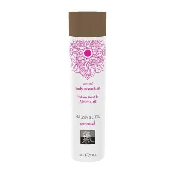 Массажное масло SHIATSU Sensual Индийская роза и миндаль, 100 мл sexstyle | Зображення 2