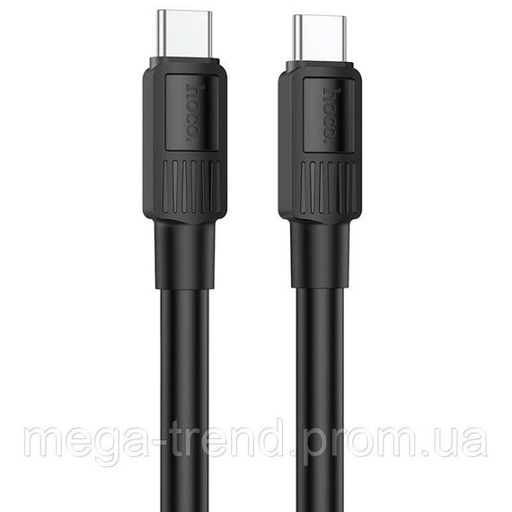 Кабель Hoco Type-C to Type-C Solid charging data cable X84 |1m, 60W, 3A| | Зображення 7