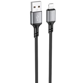 Дата кабель Borofone BX83 Famous USB to Lightning 2.4A (1m) Black