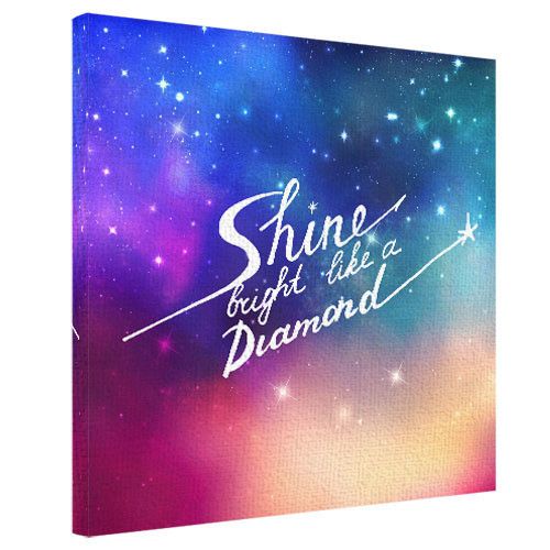 Картина на холсте Shine bright like a diamond 50х50 см (H5050_16L027)