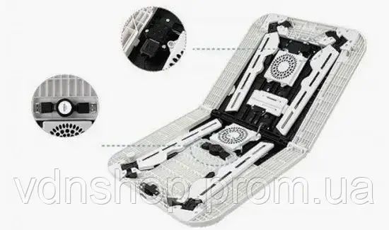 Стіл-підставка для ноутбука E-Table з охолодженням та регулюванням нахилу та висоти | Зображення 5