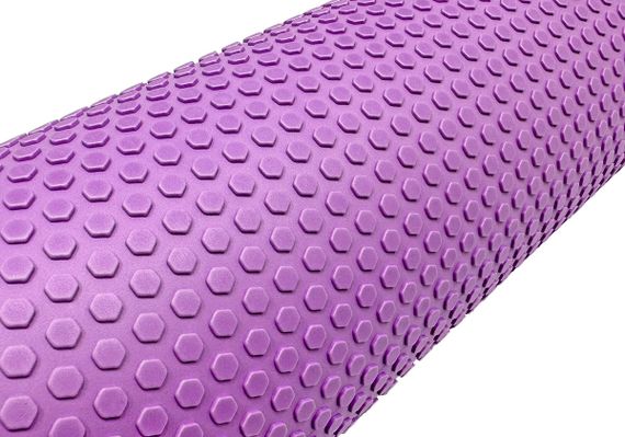 Масажний ролик EasyFit Foam Roller 60 см Фіолетовий (EF-2032-V) | Зображення 1