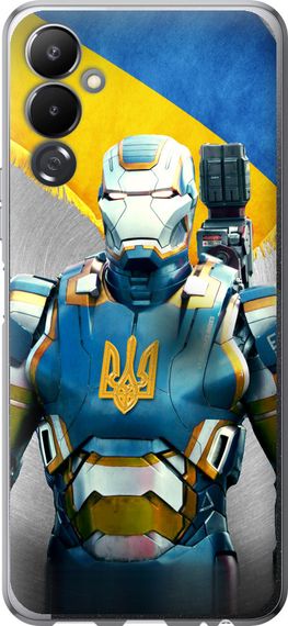 Чехол на Tecno Pova 4 LG7n Украинский киборг "980u-2967-17620"