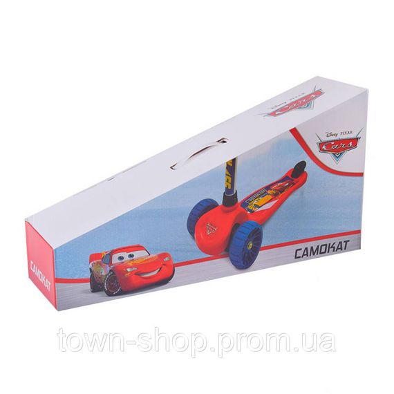 Самокат детский 3-х колесный "Cars" LS2214 | Зображення 1
