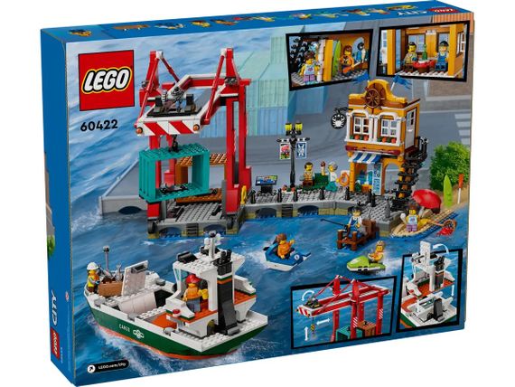 Конструктор LEGO City Морська гавань із вантажним судном 60422 | Зображення 1