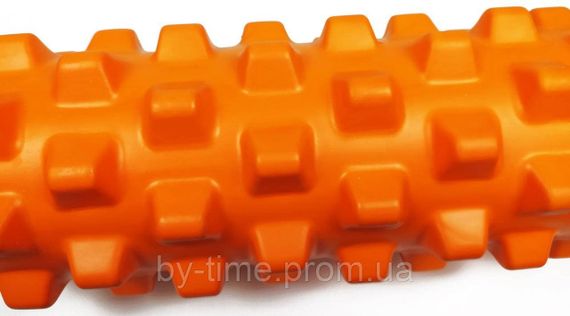 Масажний ролик EasyFit Grid Roller PRO 33 см Помаранчевий | Зображення 1