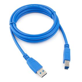 Кабель USB 3.0 AM / BM 3,0 м blue для периферії