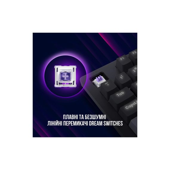 Клавіатура Lorgar Azar 514 RGB USB UA White (LRG-GK514W-UA) | Зображення 5