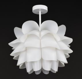 Люстра стельова на 1 лампочку 27950 Білий 40х39х39 см.