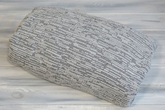 Жакардовий чохол на диван + 2 крісла Rain без спідниці світло-сірий | Зображення 1