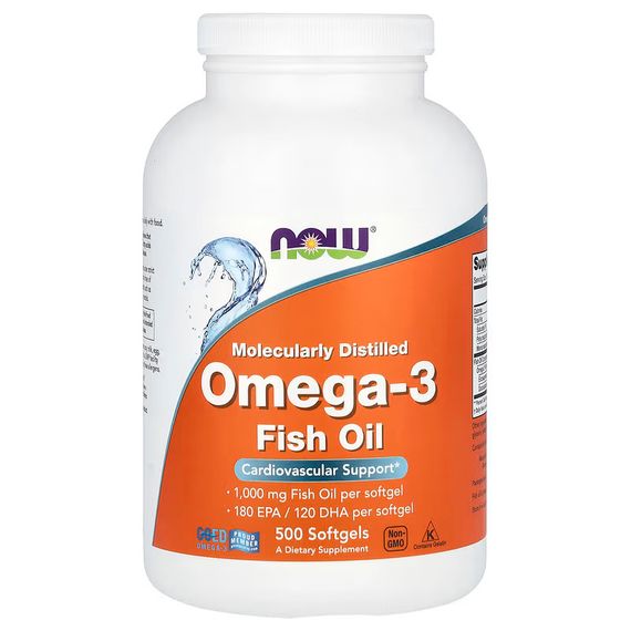 NOW OMEGA-3 1000mg  500 softgels