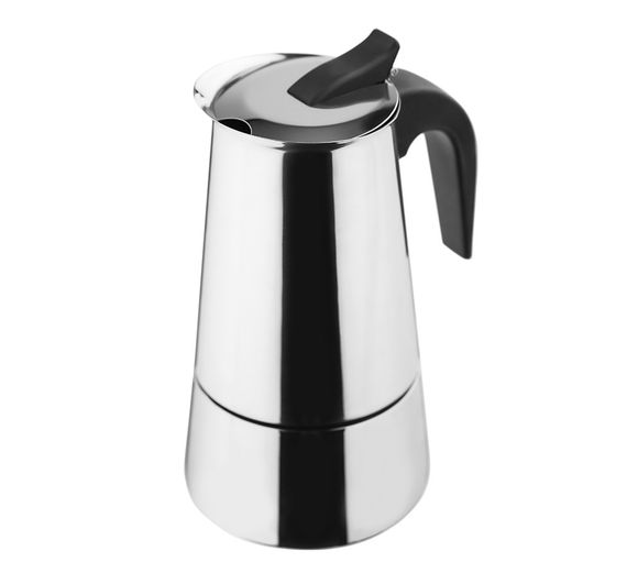 Кофеварка гейзерная из нержавеющей стали Vinzer Moka 89393, 500 мл (на 9 чашек), для дома и офиса | Зображення 1